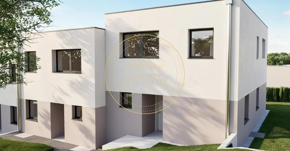 villa contemporaine neuve en pignon - Villa A