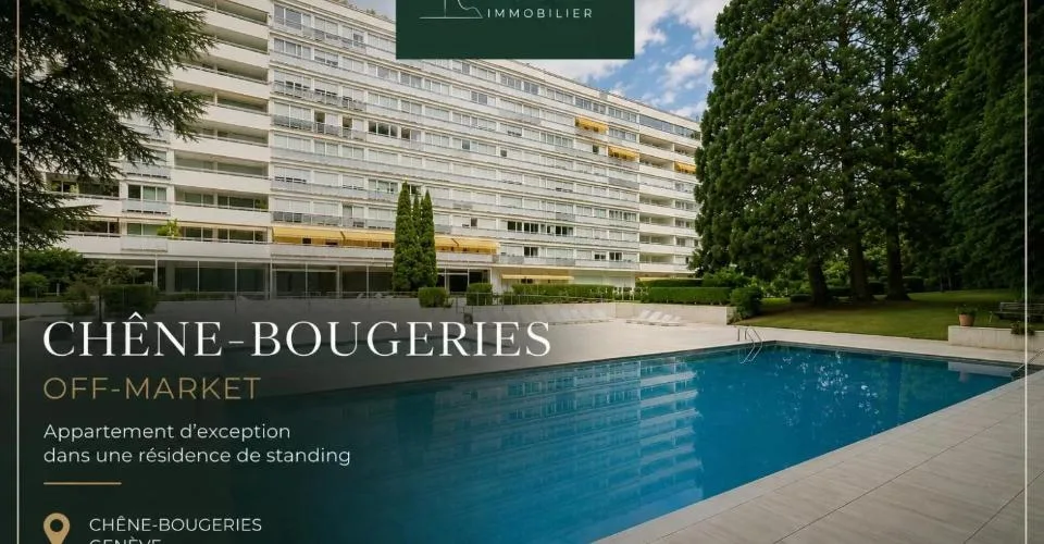 Chêne-Bougeries ? Grand 4 pièces lumineux au coeur de La Gradelle