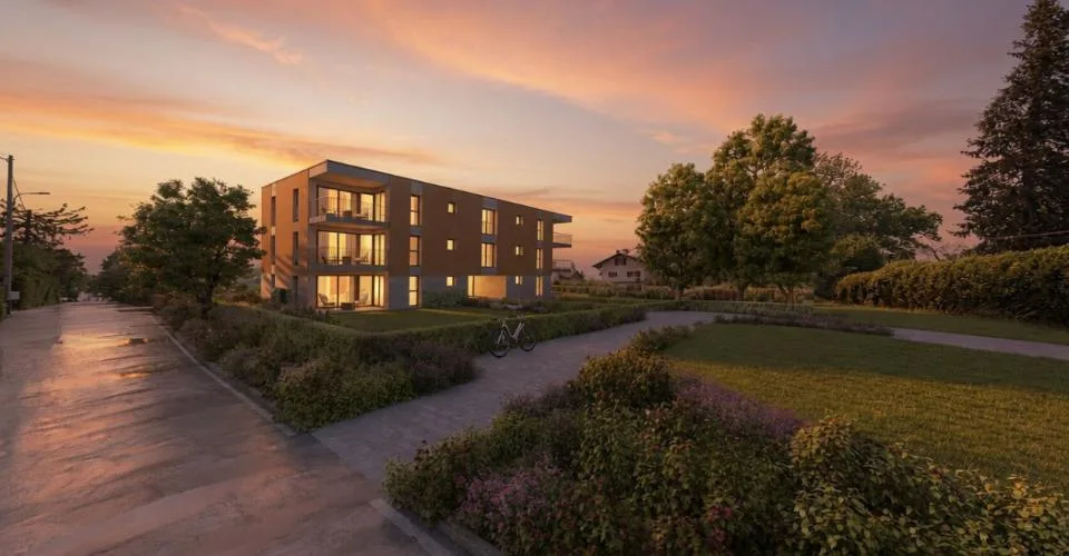 5P au 1er étage à Meyrin village - lot 3.03