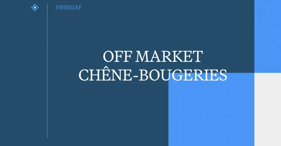 Portefeuille de 5 lots résidentiels | Chêne-Bougeries