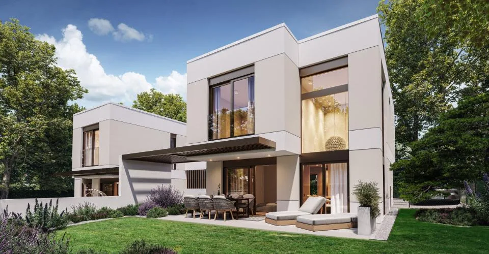 Deux villas contemporaines à Vésenaz