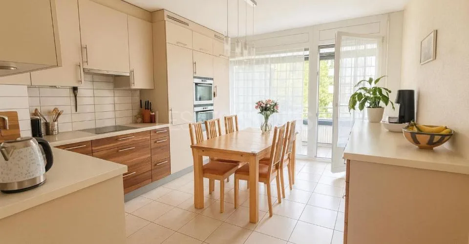 Spacieux appartement de 5 pièces avec balcon, loggia et parking
