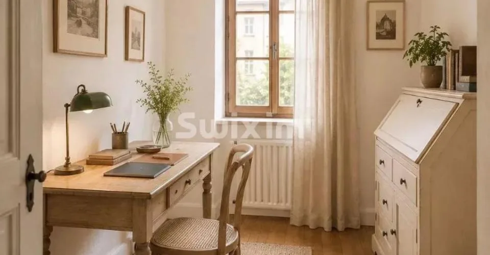 Dans une belle demeure avec jardin, un logement entièrement rénové ave