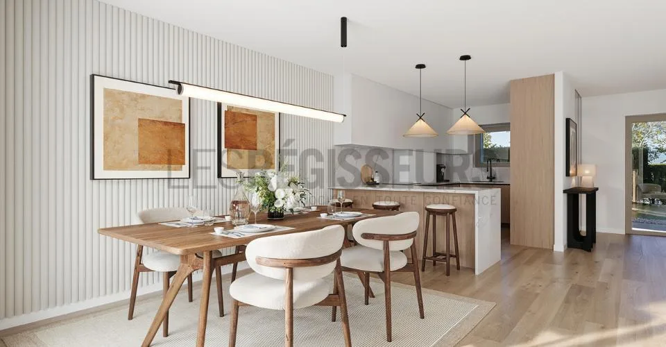 Trois villas contemporaines THPE avec jardin privatif
