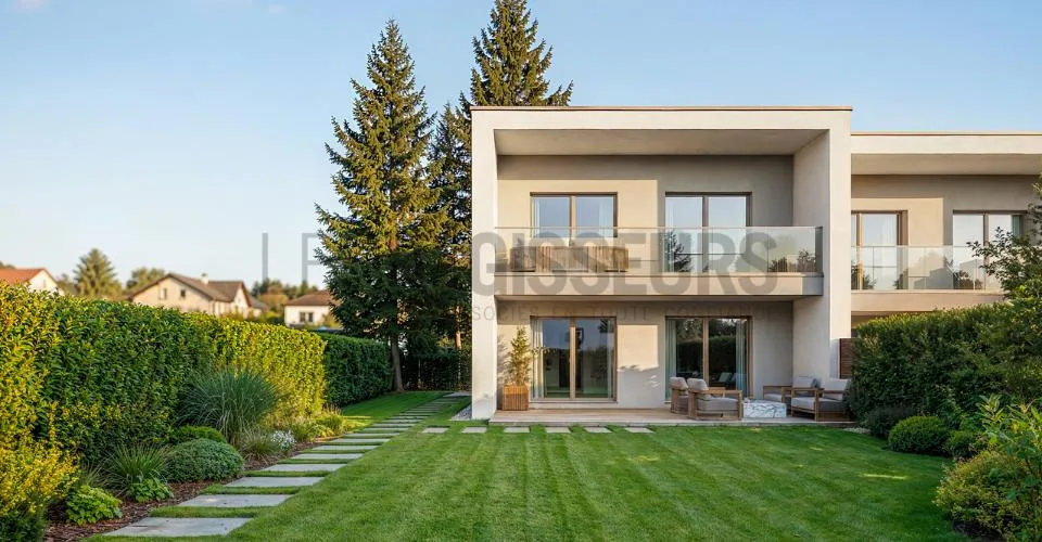 Trois villas contemporaines THPE avec jardin privatif