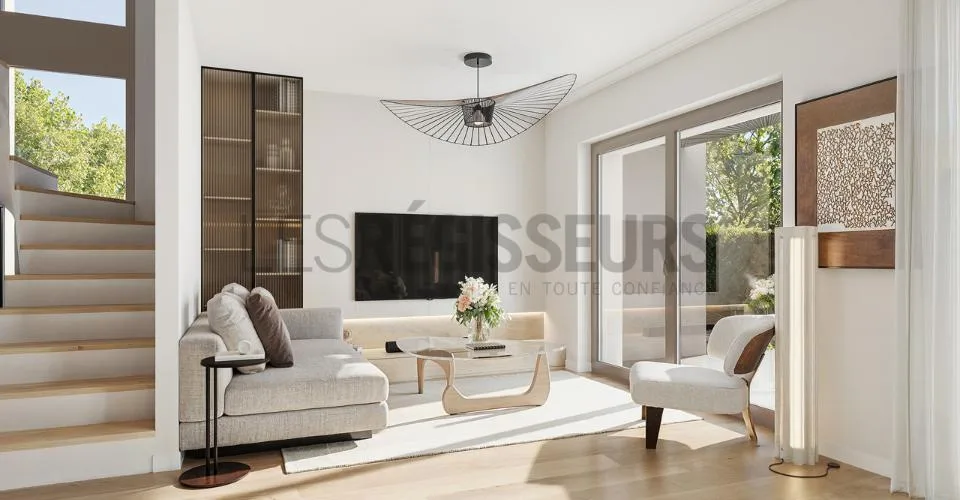 Trois villas contemporaines THPE avec jardin privatif