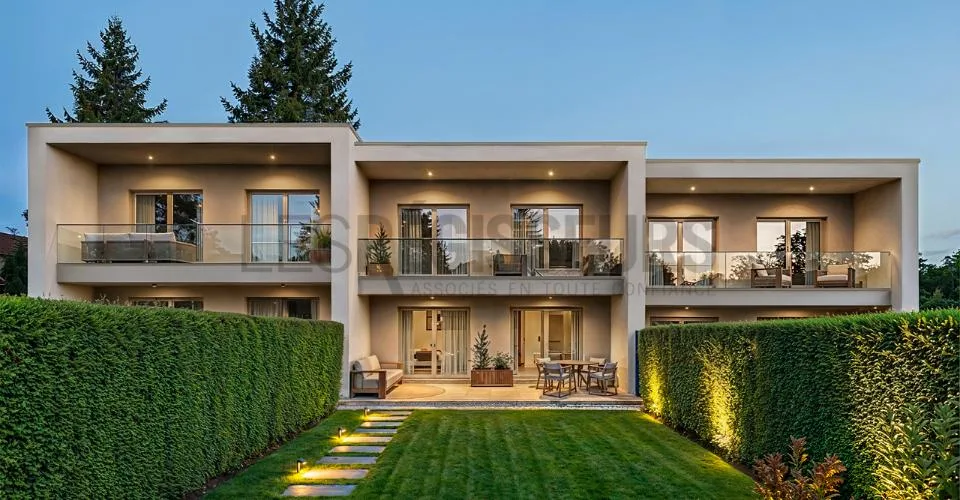 Trois villas contemporaines THPE avec jardin privatif