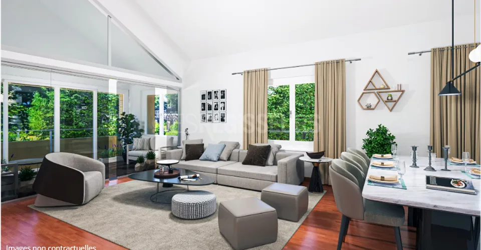 Appartement neuf de 5 pièces à Peney - Confort moderne, jardin & calme