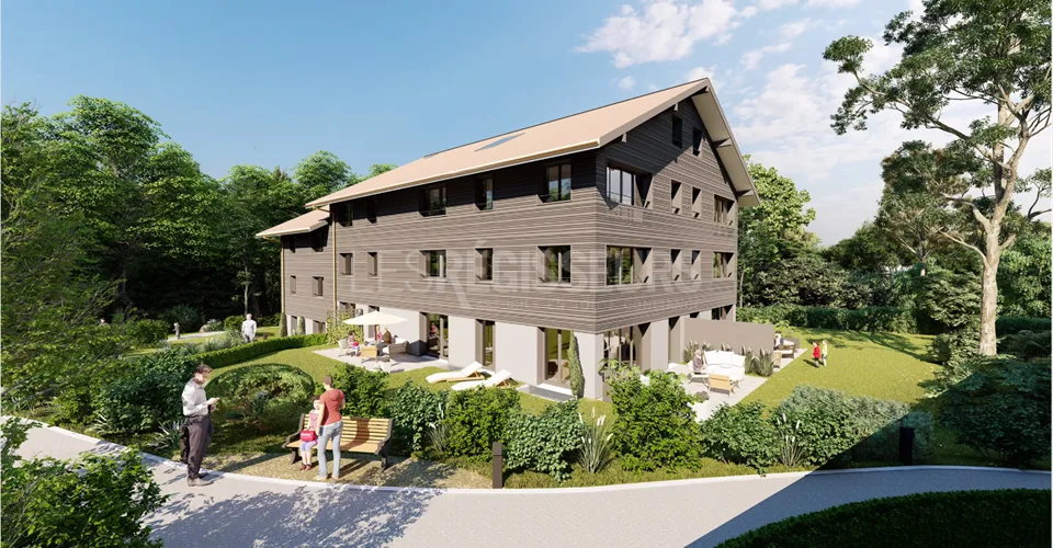 Appartement neuf de 5 pièces à Peney - Confort moderne, jardin & calme