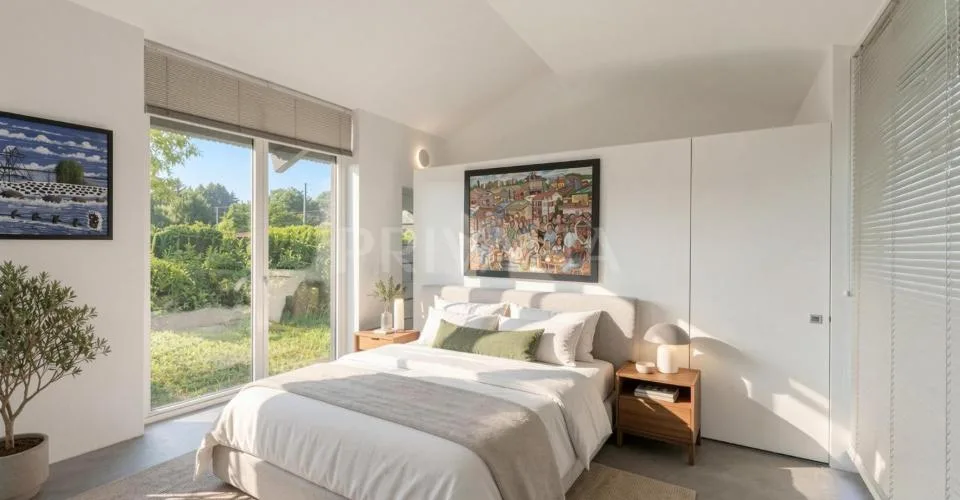 En exclusivité : Villa individuelle de plain-pied avec studio indépendant, parcelle de plus de 1'000 m2
