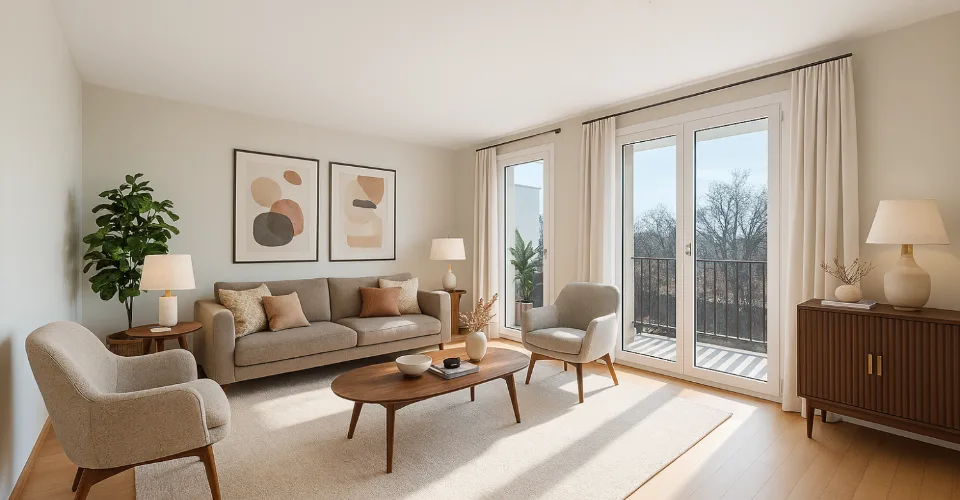 Exclusivité : attique traversant de 5 pièces avec généreuse terrasse et balcon