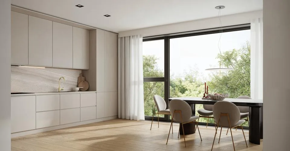 Appartement de standing dans un quartier résidentiel prisé