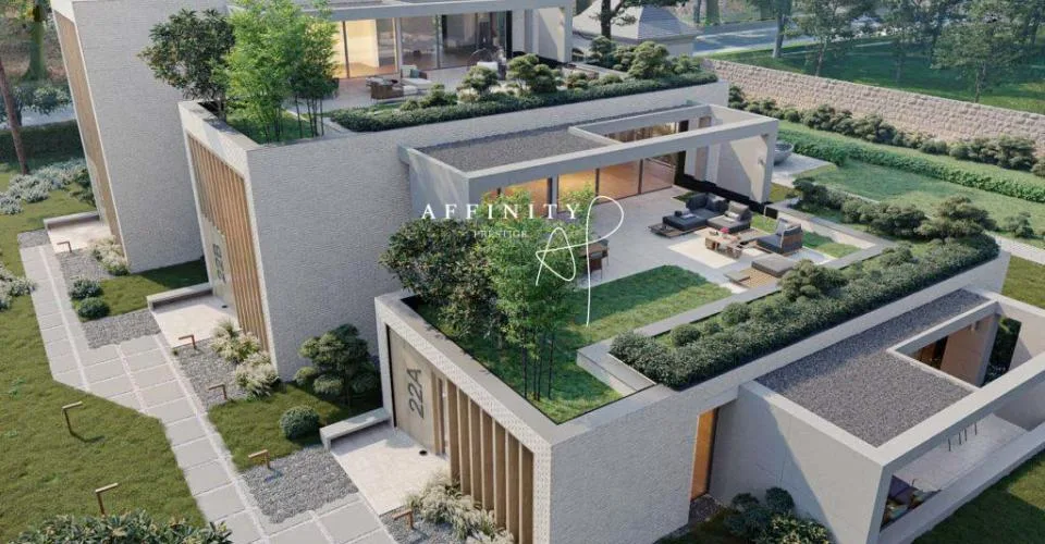 Résidence de luxe : duplex en rez-de-jardin au centre de Genève
