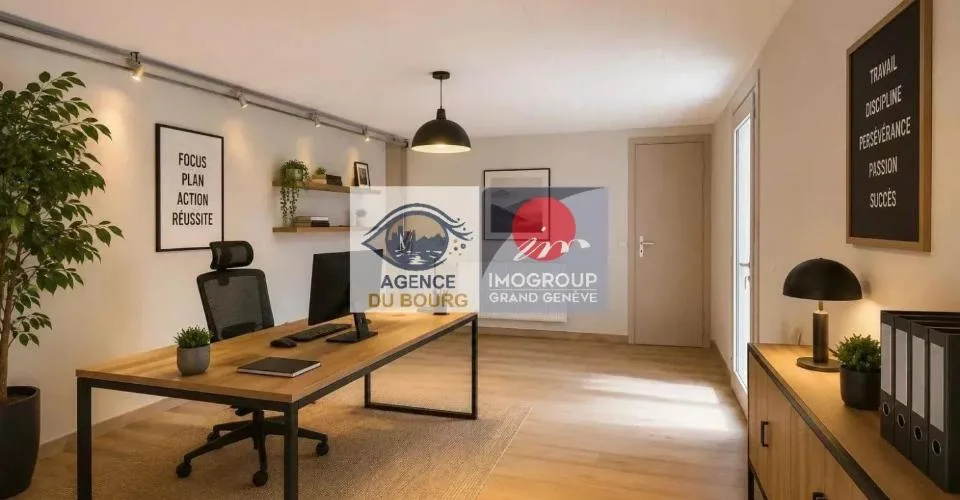 Anières ? Un appartement qui a tout d'une maison.