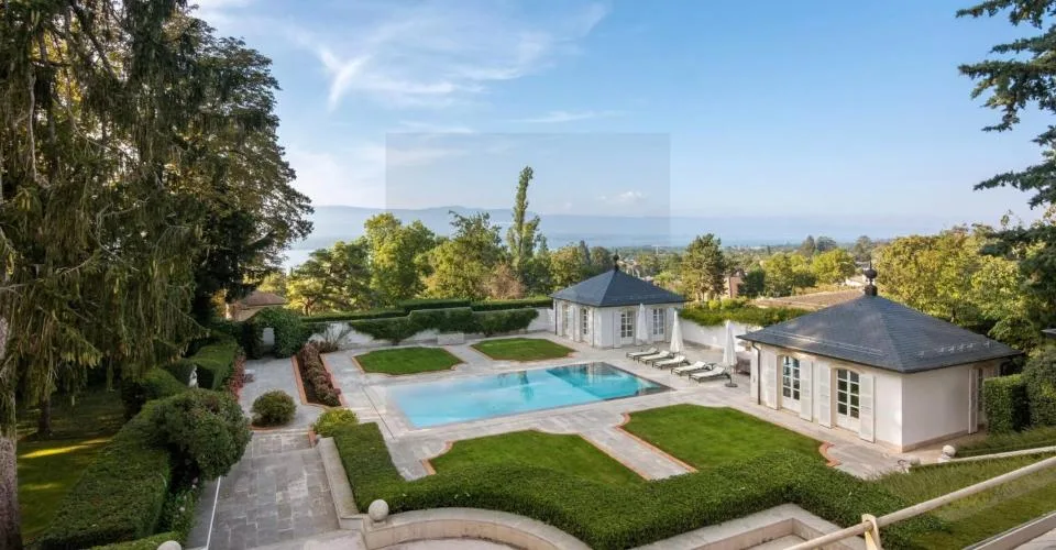Maison de maître avec vue panoramique sur le lac
