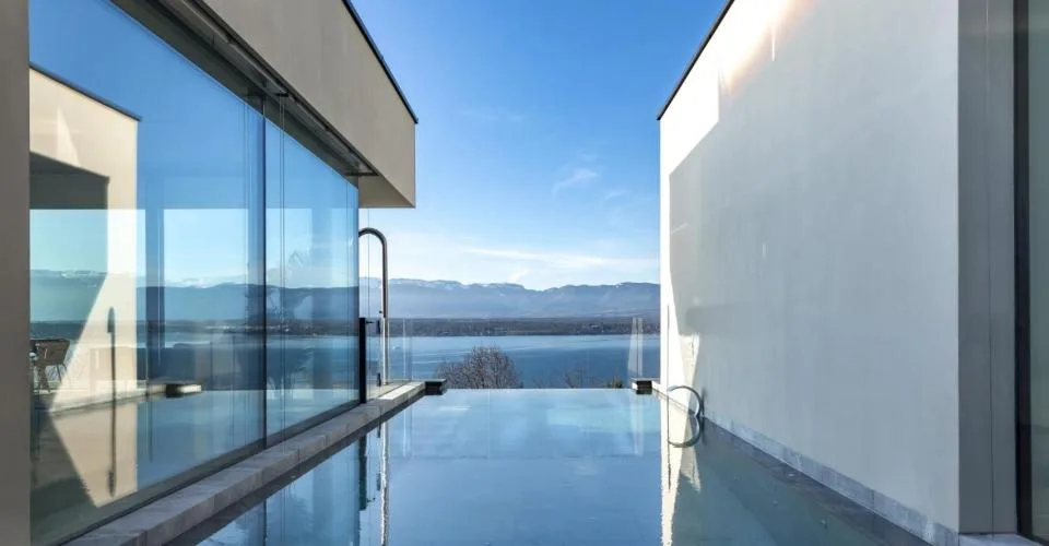 Villa contemporaine neuve, Cologny, vue lac – Foto 12 von 13