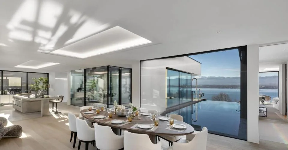 Villa contemporaine neuve, Cologny, vue lac – Foto 4 von 13