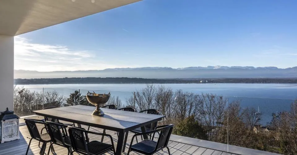 Villa contemporaine neuve, Cologny, vue lac – Foto 3 von 13