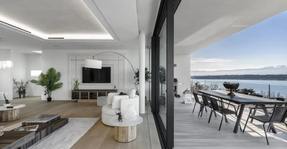 Villa contemporaine neuve, Cologny, vue lac – Foto 2 von 13