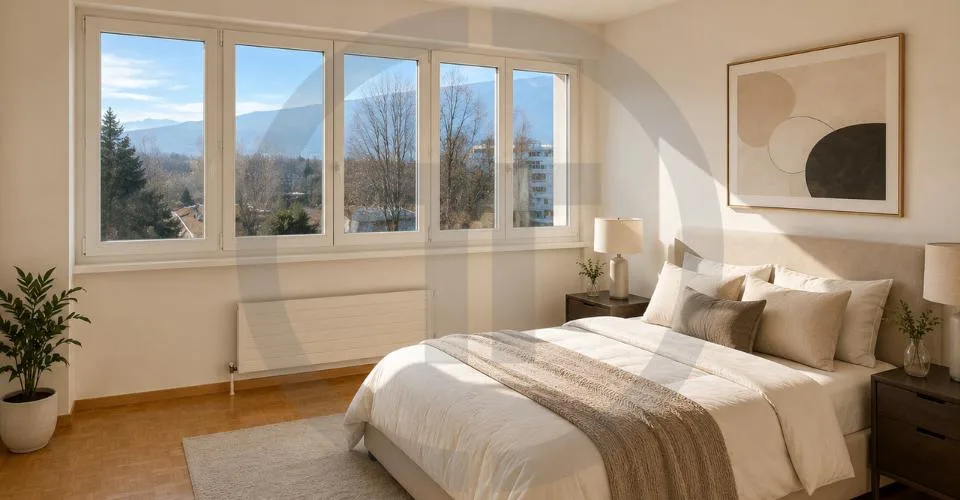Très beau 4 pièces en étage elevé avec vue imprenable