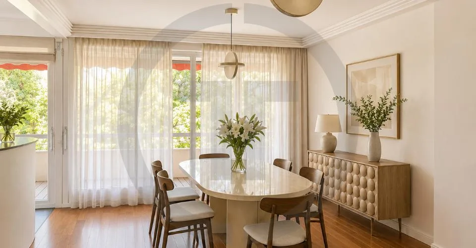 Champel: magnifique appartement traversant avec 4 chambres