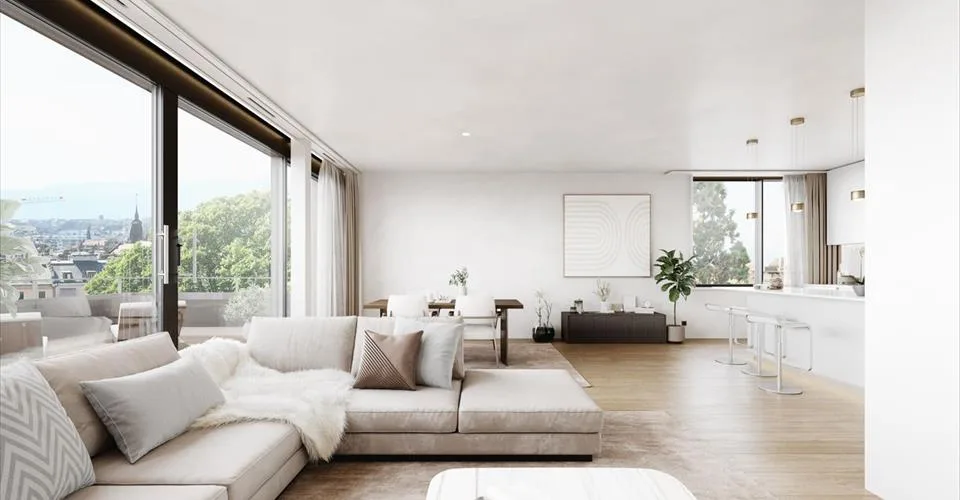 LAC TOWER : plus que 2 appartements & 1 Attique neufs à vendre au Eaux-Vives