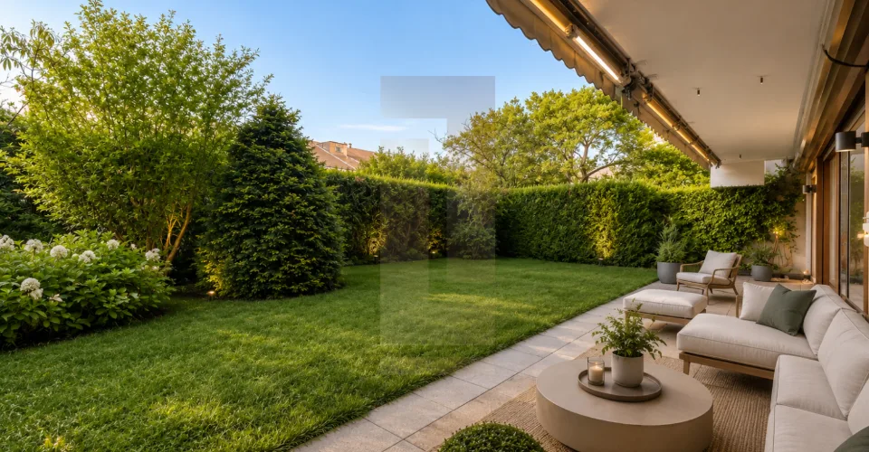 Exceptionnel 6.5 pièces en duplex avec jardin à Champel