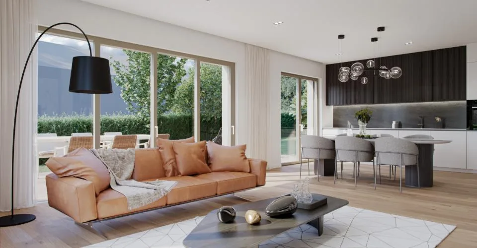 Appartement de standing avec grand jardin et terrasse
