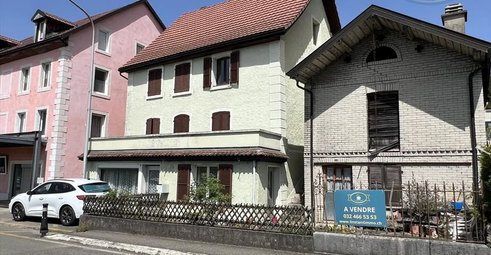 Maison avec beau potentiel d'agrandissement à Boncourt