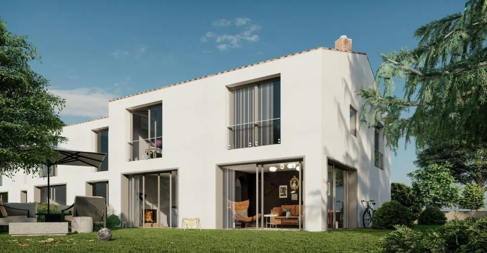 Projet en construction à Bure villa contemporaine avec 126 m² habitables