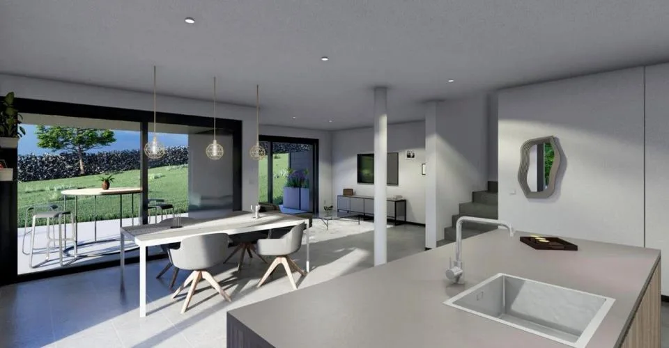 Villa mitoyenne neuve et moderne de 5.5 pièces à vendre au Noirmont
