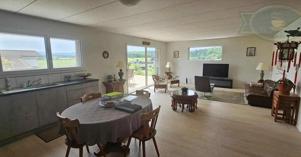 Maison de plain-pied moderne avec vue panoramique exceptionnelle