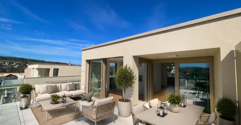 Magnifique duplex avec grande terrasse de 45 m² lumineux et moderne