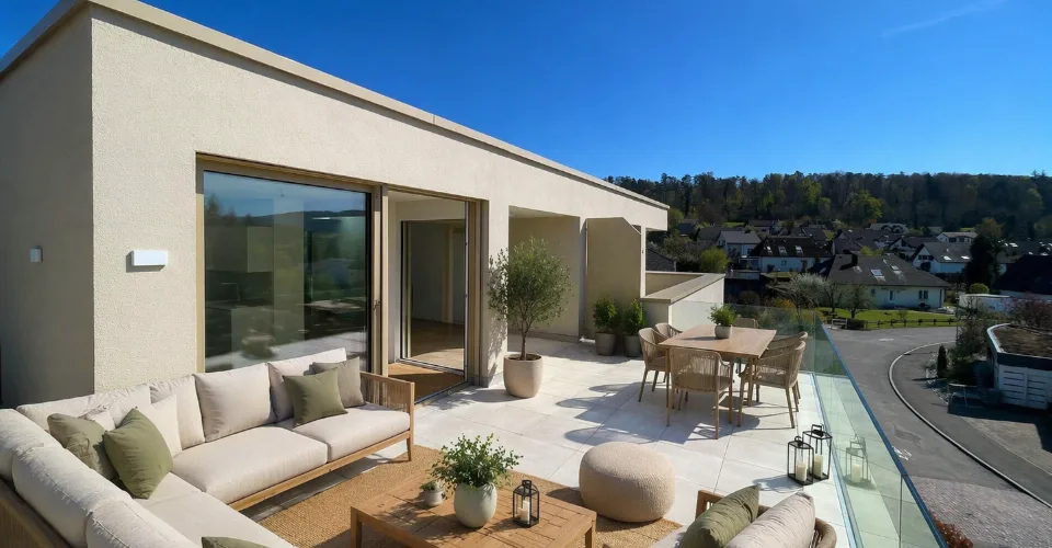 Magnifique duplex avec grande terrasse de 45 m² lumineux et moderne