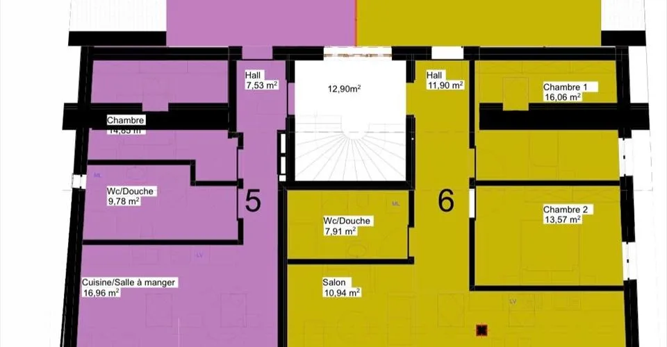 Appartement moderne de 3,5 pièces au centre du village de Courgenay