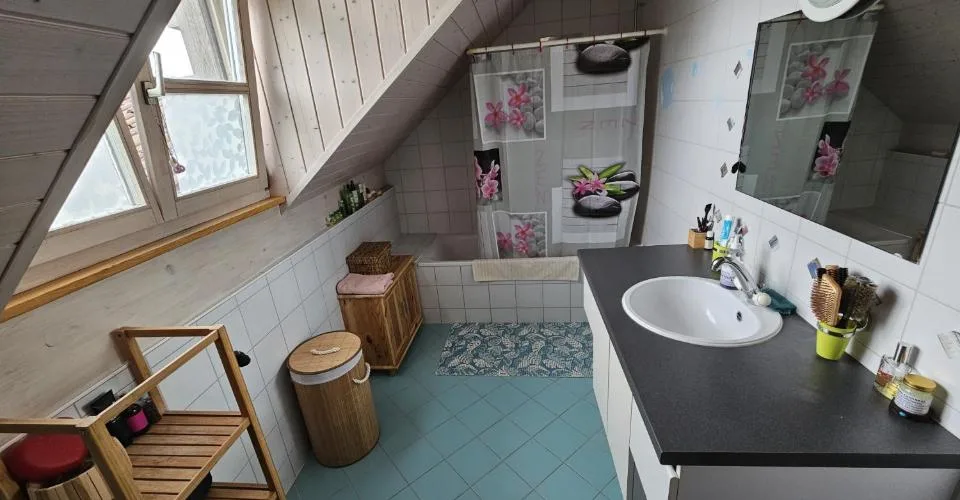 Charmant triplex sur 3 niveaux avec poêle à bois, terrasse et jardin – foto 11 di 13