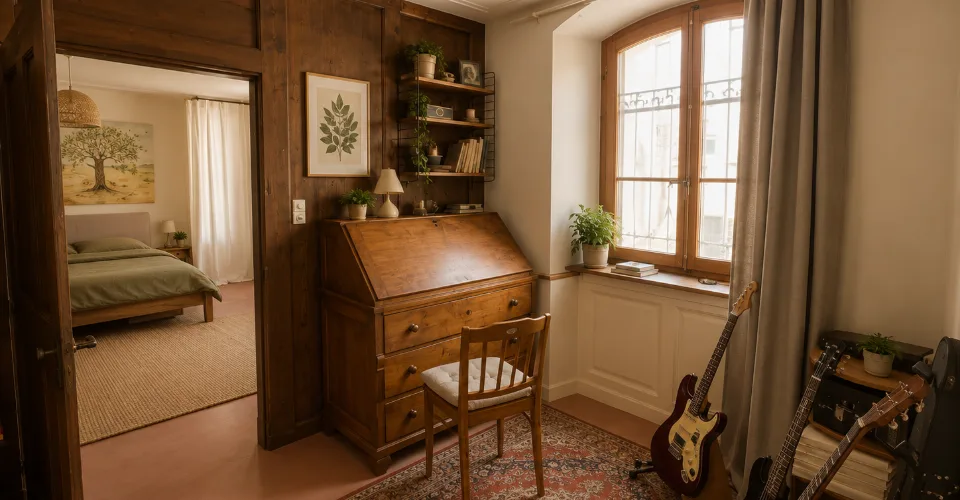 Charmant appartement 3,5 pièces de 85 m² avec poêle à bois — Prix attractif