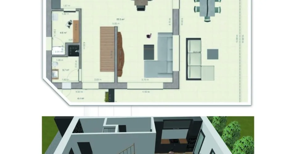 Maison individuelle moderne à Bassecourt neuve