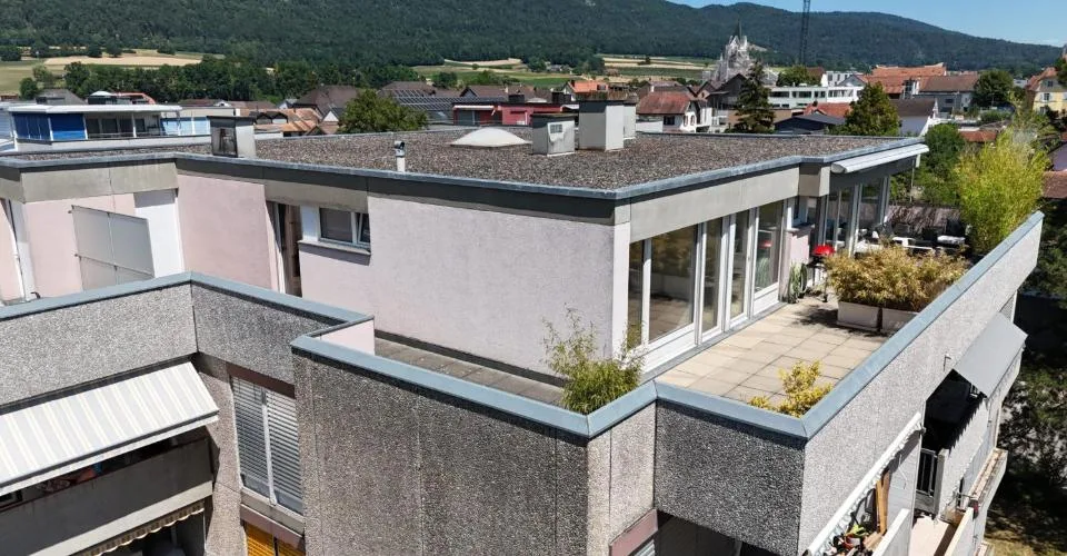 À vendre à Courroux attique de 6.5 pièces avec terrasse panoramique