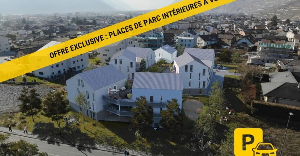 A vendre - Places souterraines à Conthey