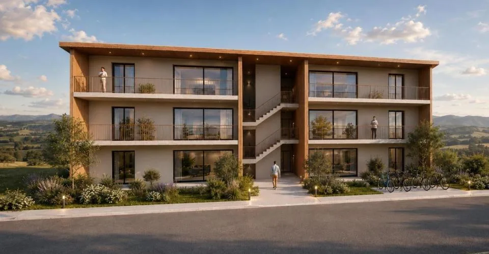 Projet de promotion immobilière  Vuisternens La Joux, à 10 minutes de Bulle