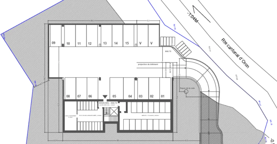 Projet de promotion immobilière  Vuisternens La Joux, à 10 minutes de Bulle