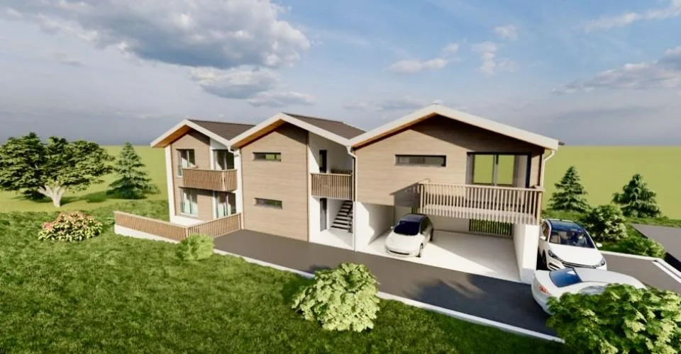 Terrain à bâtir avec permis de construire – Foto 2 von 4