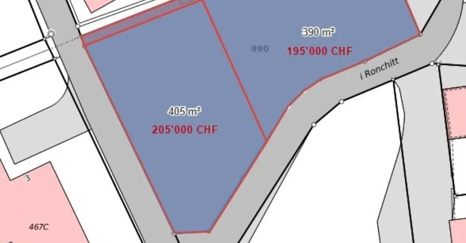 Terreno edificabile R2 situato in una posizione privilegiata a Osogna