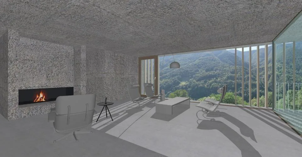 Terreno con progetto approvato Casa nel vigneto"