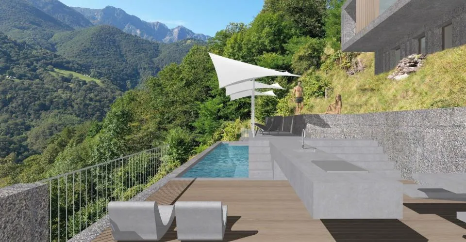 Terreno con progetto approvato Casa nel vigneto"