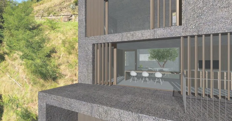 Terreno con progetto approvato Casa nel vigneto"