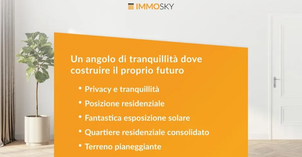 Un angolo di tranquillità dove costruire il proprio futuro