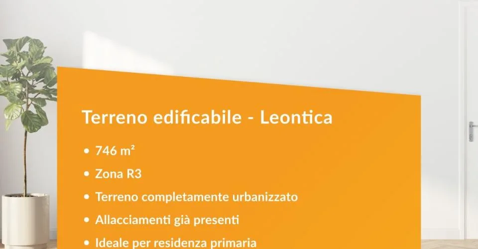 Terreno edificabile con vista panoramica – 746 m²