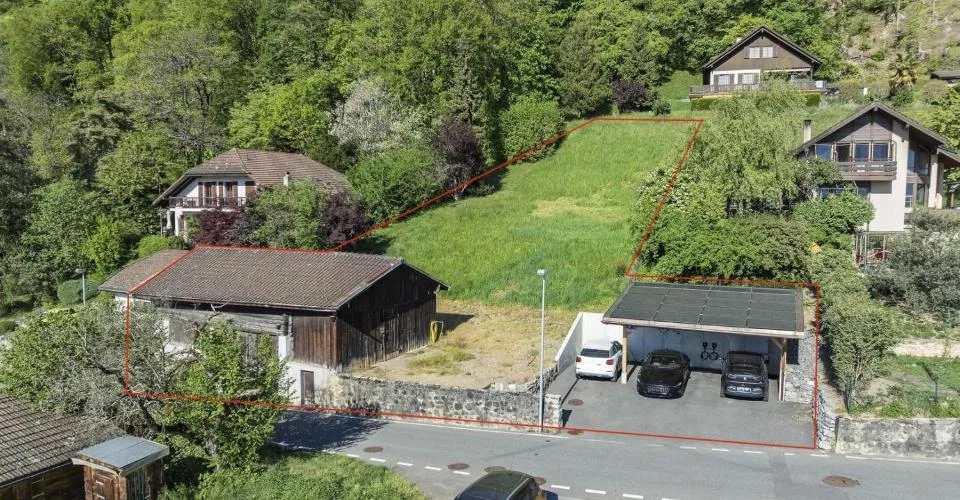 Antagnes - Ollon - Terrain à bâtir de 893 m2 avec couvert à voitures